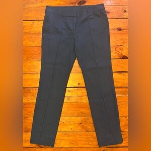 Marienbad Center Seam Women’s Pants Turquoise Stretch Tapered Ankle Length (6)